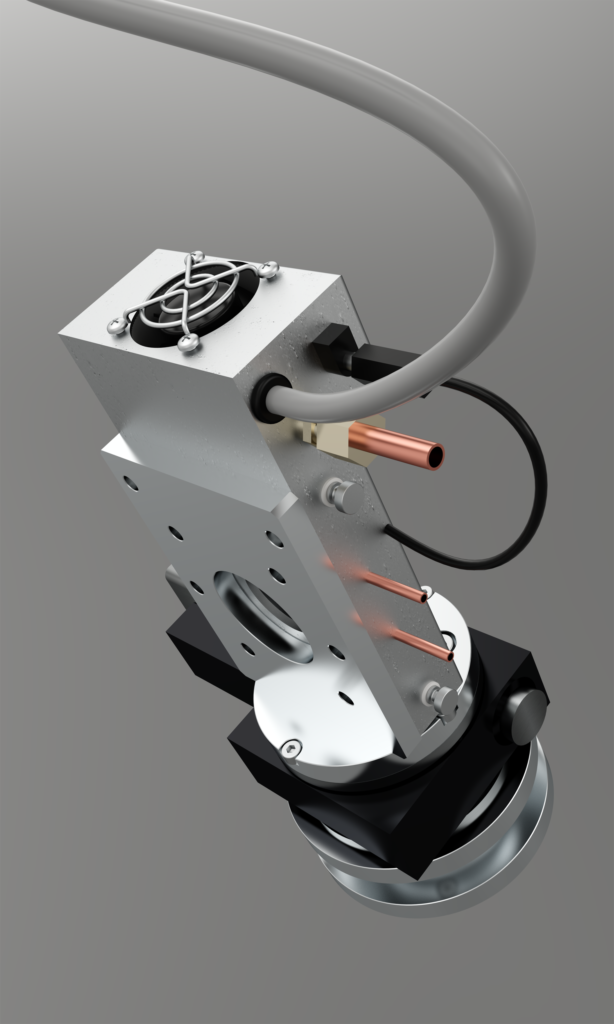 adaptateur entre four instec et platine de rotation