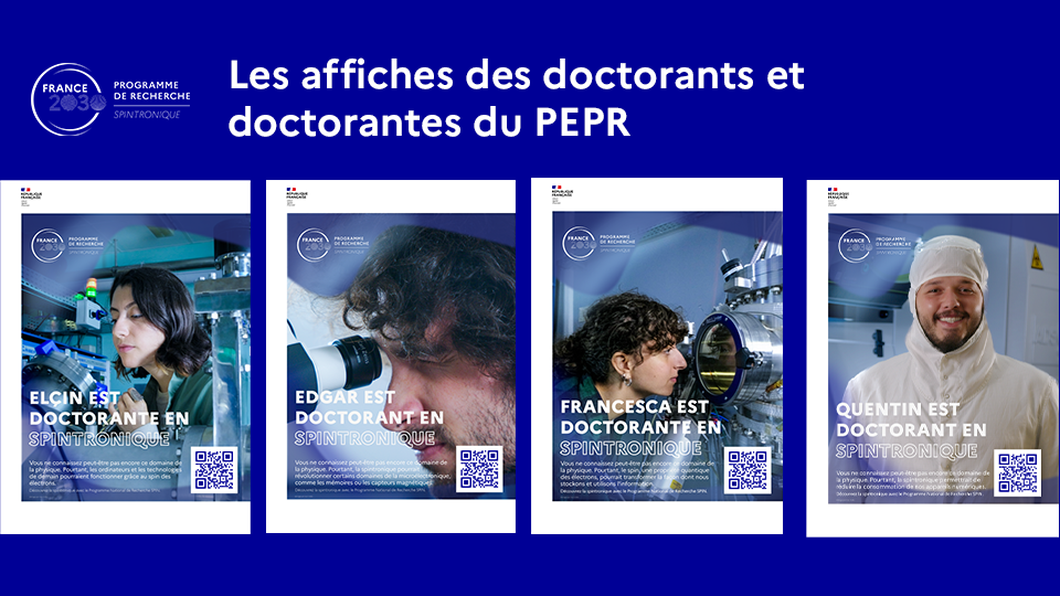 Les affiches des doctorants et doctorantes du PEPR SPIN sont disponibles