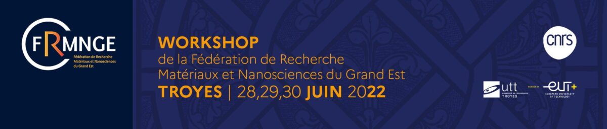 FR MNGE Days: Troyes, 28-30 june 2022